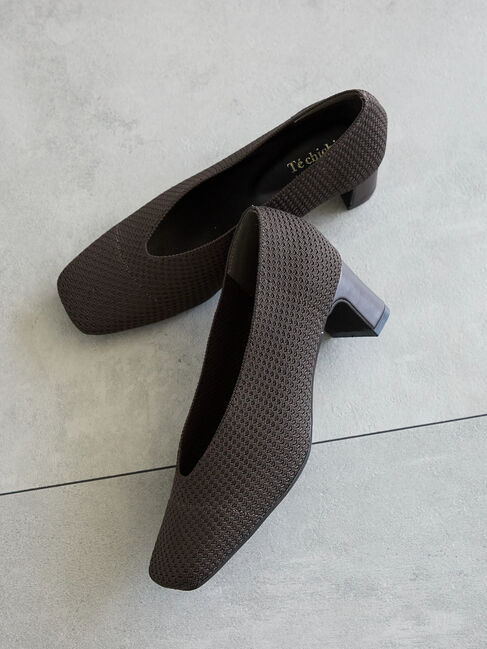 Te chichi「ニットメッシュシューズ」|ショートブーツ|ブラウン