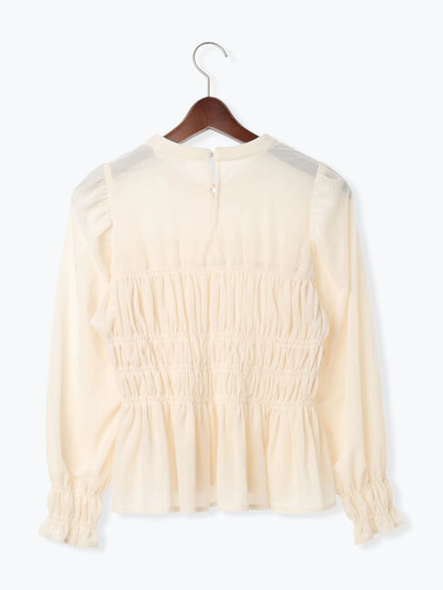 Te chichi TERRASSE「ベロアシャーリングトップス」|シャツ・ブラウス|