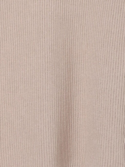 Te chichi TERRASSE「袖口釦クルーネックリブニット」|ニット・セーター|