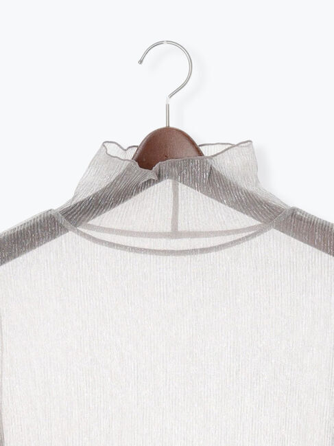 Te chichi「ラメプリーツシアータートルインナー」|Tシャツ・カットソー|