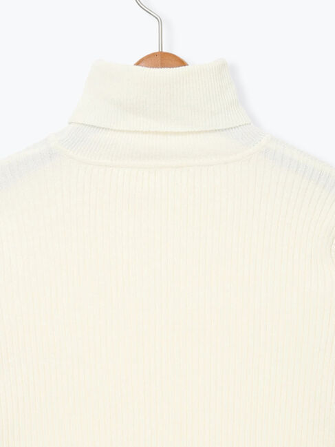 Lugnoncure「もちもちリブタートルニット」|ニット・セーター|