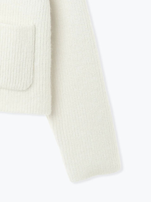 Te chichi「フラットカラーメタル釦ニットジャケット《2025winter catalog item》」|カーディガン|