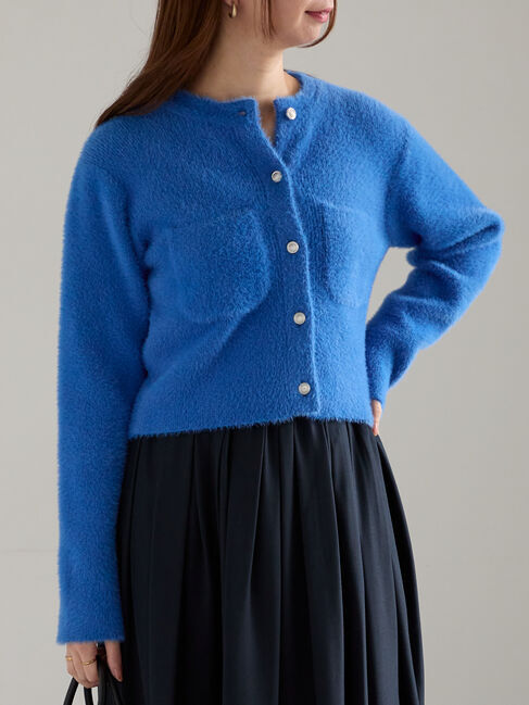 Te chichi「ショートシャギーポケットカーディガン」|カーディガン|