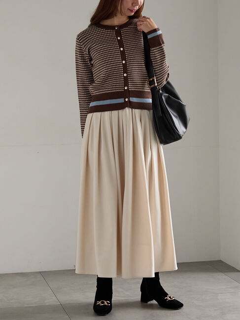 Te chichi「バイカラークラシカルカーディガン」|カーディガン|