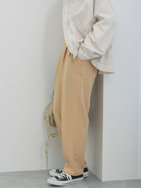 Samansa Mos2 blue「【イージーケア・吸水速乾】マルチスタイルテーパードパンツ」|その他|