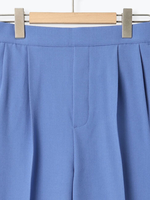 Samansa Mos2 blue「【イージーケア・吸水速乾】マルチスタイルテーパードパンツ」|その他|