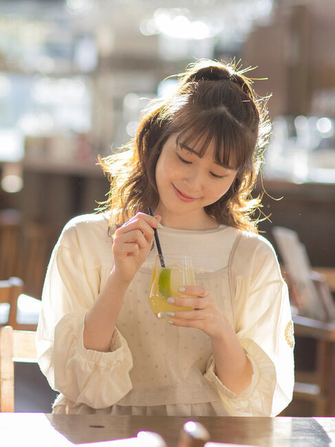 Samansa Mos2「【ゆべし&times;Samansa Mos2】インナー付キャミワンピース」|ワンピース|