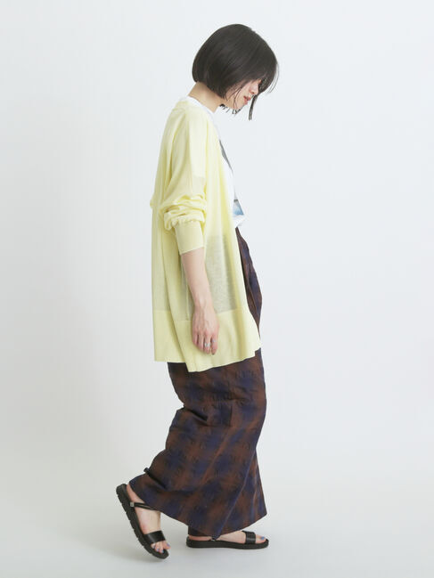 sm2rhythm「シアーロングカーディガン」|カーディガン|