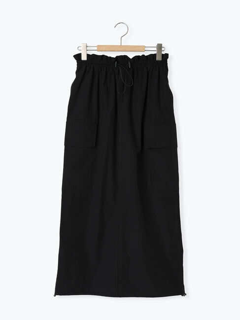 Samansa Mos2 blue「ナイロンカーゴスカート」|スカート|