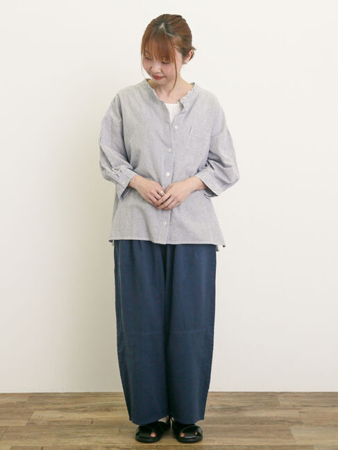 Samansa Mos2「製品染めバイオ加工切替パンツ」|その他|