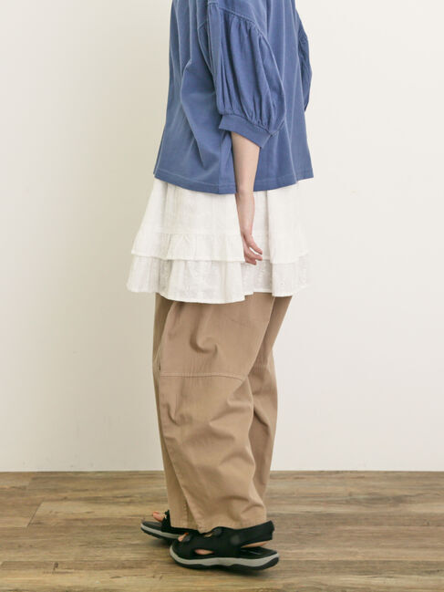 Samansa Mos2「製品染めバイオ加工切替パンツ」|その他|