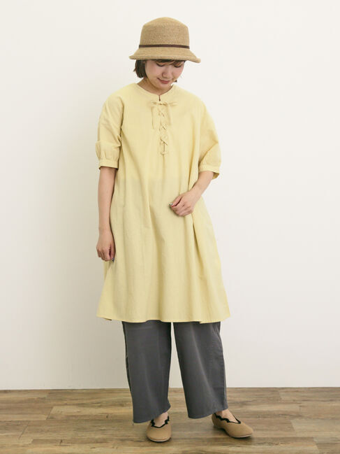 Samansa Mos2「製品染めバイオ加工切替パンツ」|その他|