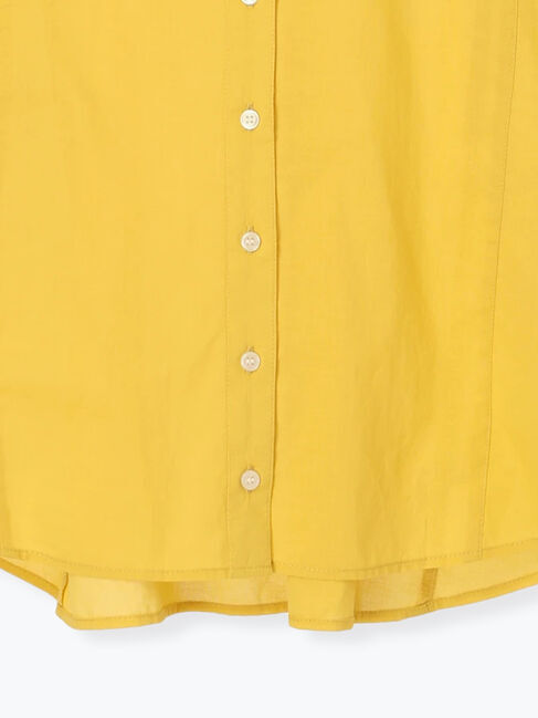 Samansa Mos2「ランタン袖スキッパーシャツ」|シャツ・ブラウス|