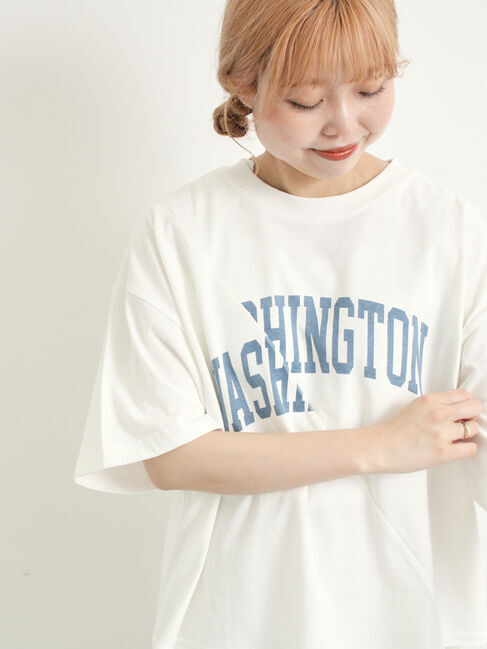 SM2「ブロッキングロゴプリントTシャツ」|Tシャツ・カットソー|