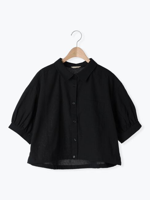 Samansa Mos2「ショート丈シャツ」|シャツ・ブラウス|