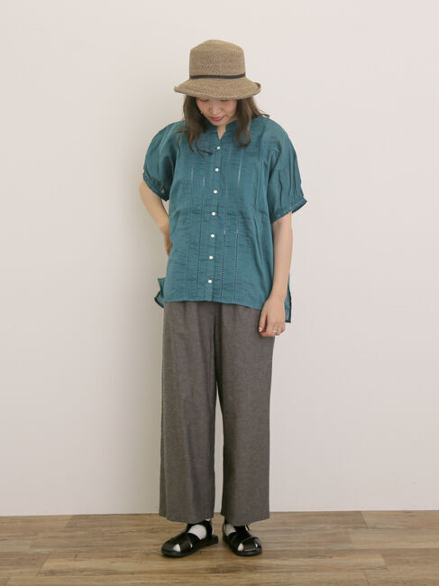 Samansa Mos2「【クールコットン】イージーストレートパンツ ≪M/Lサイズ≫」|その他|