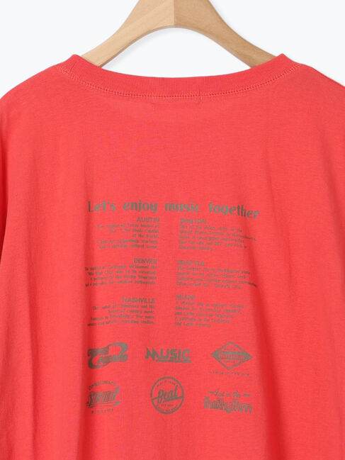 SM2「[接触冷感]袖メッシュプリントTシャツ」|Tシャツ・カットソー|