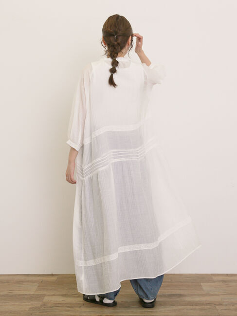 Samansa Mos2「【S/Mサイズ】◎レース切替ワンピース」|ワンピース|