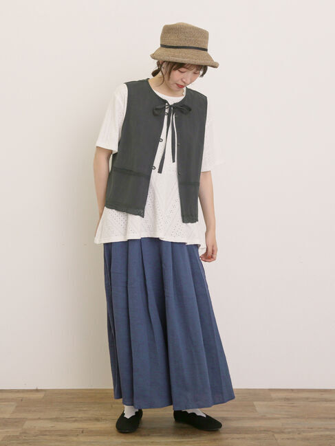 Samansa Mos2「【M/Lサイズ】◎楊柳ガウチョパンツ」|その他|