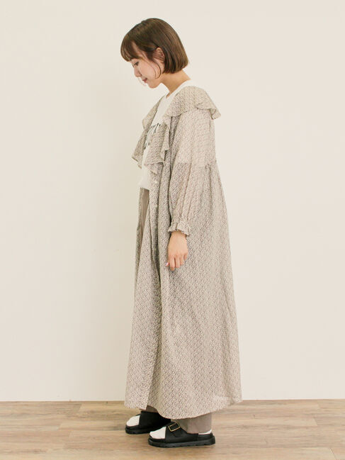 Samansa Mos2「【S/Mサイズ】柄アソート襟フリル2WAYワンピース」|ワンピース|