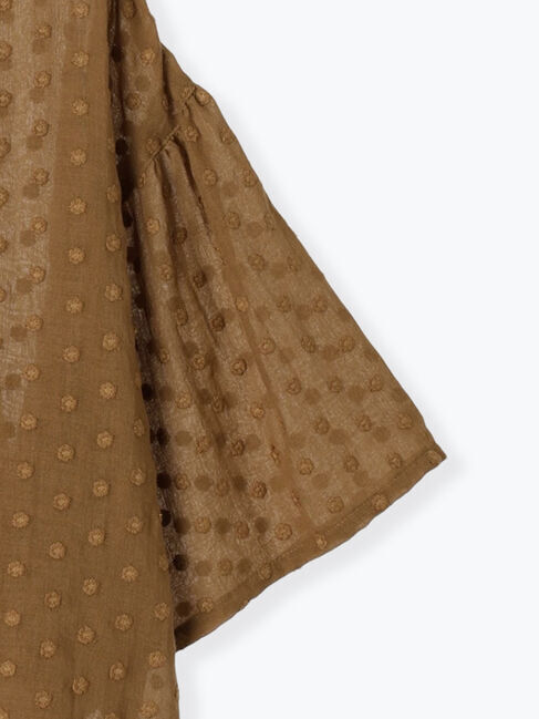 Samansa Mos2「シアー刺繍ブラウス」|シャツ・ブラウス|