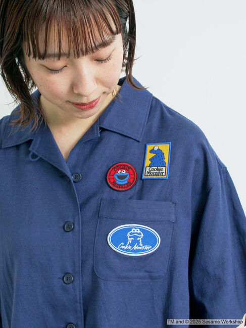 SM2「【SESAME STREET meets SM2】ワッペン付きボウリングシャツ」|シャツ・ブラウス|