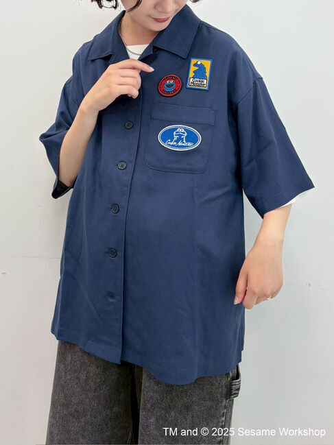 SM2「【SESAME STREET meets SM2】ワッペン付きボウリングシャツ」|シャツ・ブラウス|
