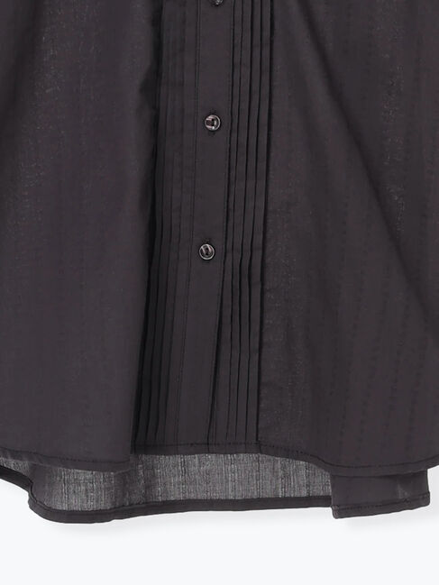 Samansa Mos2 blue「ピンタックブラウス」|シャツ・ブラウス|