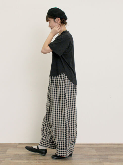 Samansa Mos2「◎レース刺繍Tシャツ」|Tシャツ・カットソー|