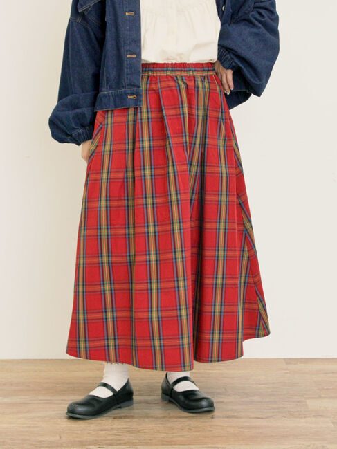 Samansa Mos2「柄アソートタックスカート」|スカート|