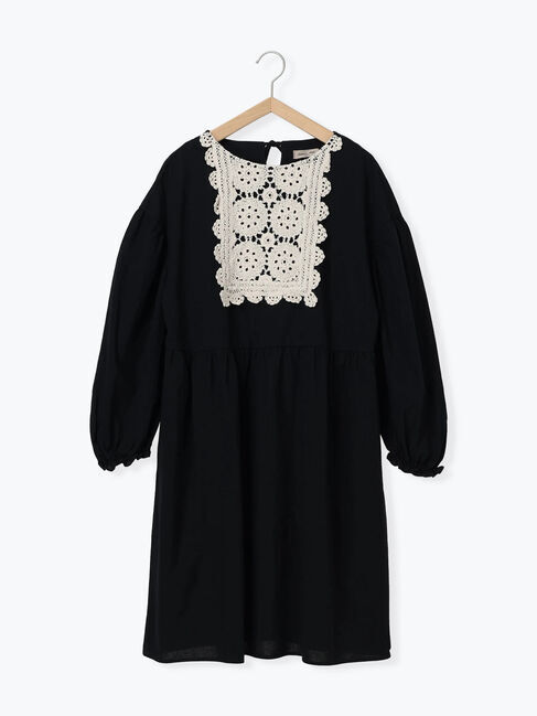 Samansa Mos2「【WEB限定】胸元レース貼りチュニック」|シャツ・ブラウス|