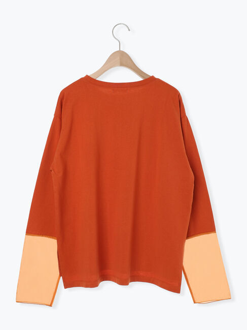 SM2「袖口シアー切替ロゴプリントカットソー」|Tシャツ・カットソー|