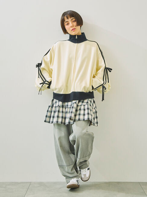 SM2「デニムニーパッチパンツ」|その他|グレー