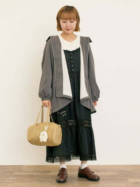 Samansa Mos2「襟付きマウンテンパーカー」|ブルゾン・スタジャン|