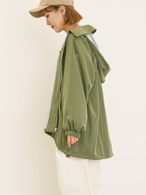 Samansa Mos2「襟付きマウンテンパーカー」|ブルゾン・スタジャン|