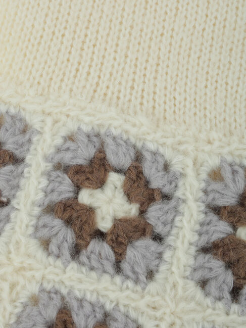 Samansa Mos2「モチーフ編みマフラー」|その他|