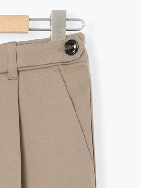 Samansa Mos2 blue「サイドタブ付きパンツ」|その他|