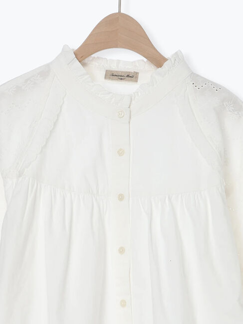 Samansa Mos2「ボレロ風刺繍ブラウス」|シャツ・ブラウス|