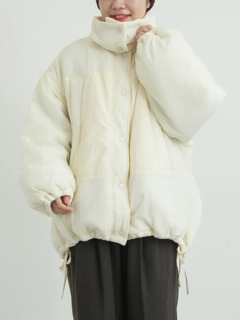 SM2「襟取り外しモンスターブルゾン」|ブルゾン・スタジャン|クリーム