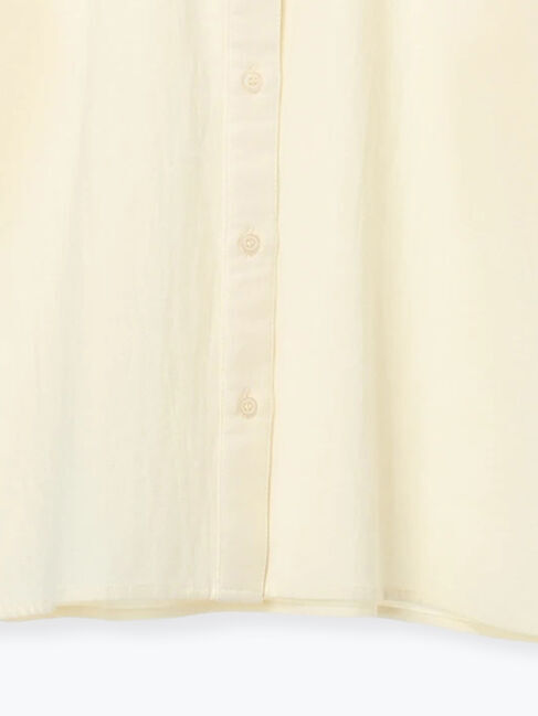 Samansa Mos2「前立て刺繍フリルブラウス」|シャツ・ブラウス|