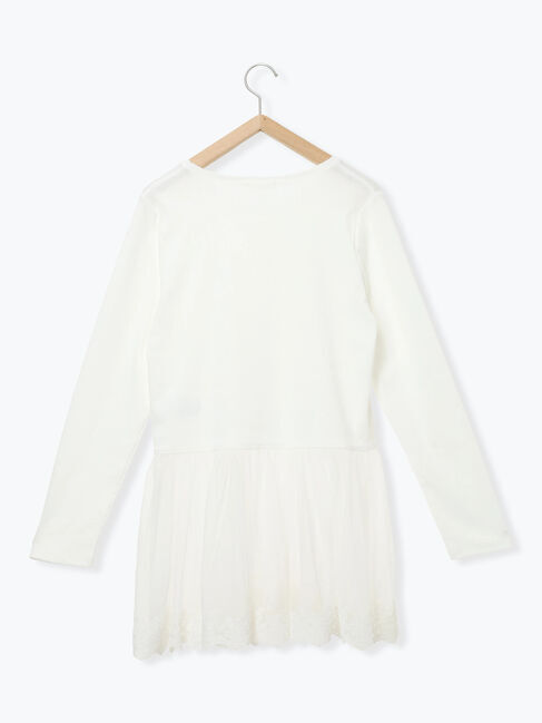 Samansa Mos2 blue「ペプラムプルオーバー」|Tシャツ・カットソー|