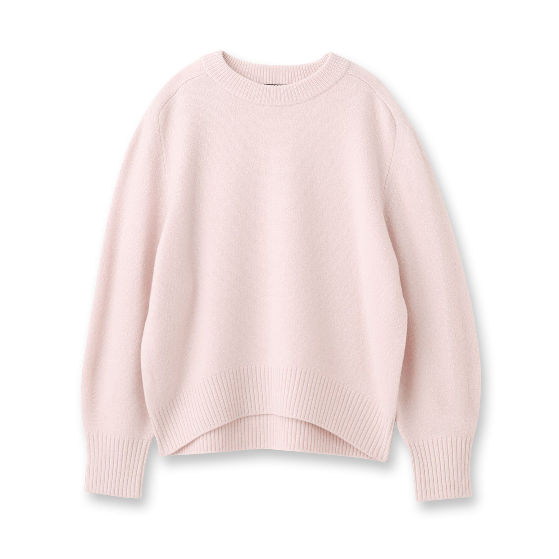 UNTITLED「ラムウールカシミヤ パフスリーブプルオーバーニット」|ニット・セーター|