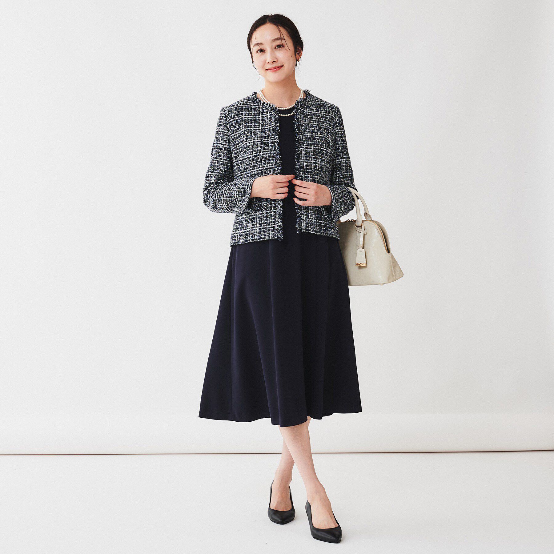 UNTITLED「【通勤】フレアワンピース」|ワンピース|