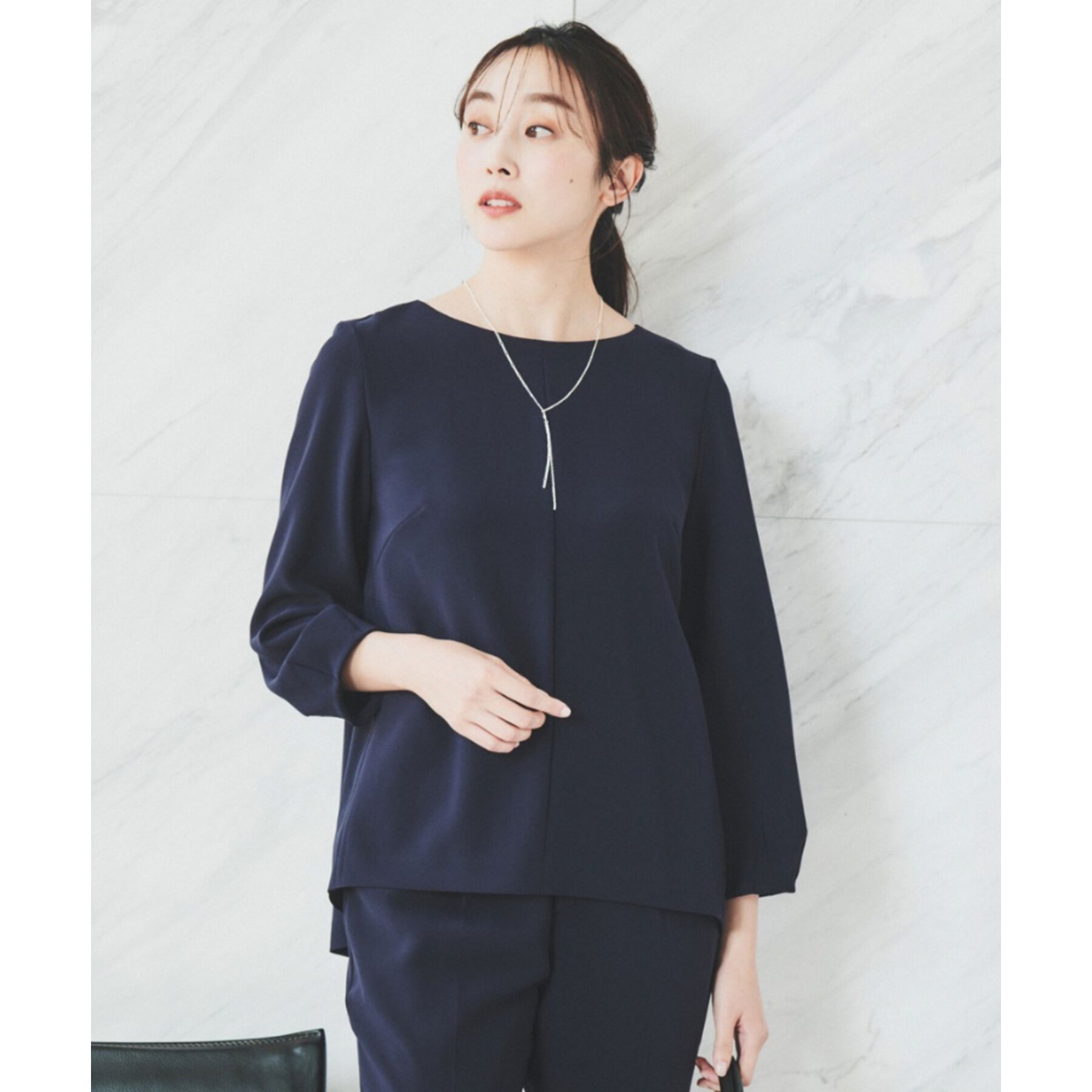 UNTITLED「【セットアップ可能】ペプラムブラウス」|シャツ・ブラウス|