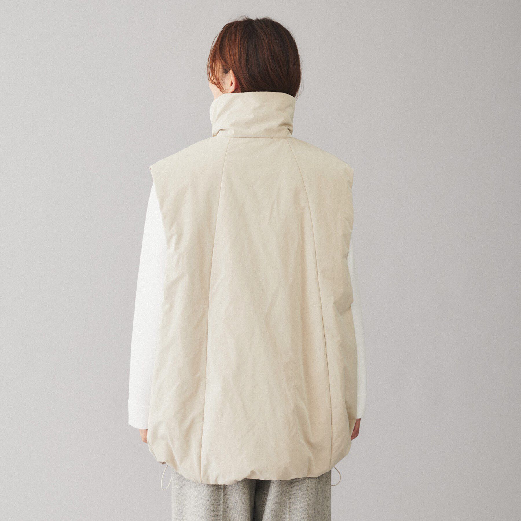 UNTITLED「【CHIGNON】スタンドカラーパフィーベスト」|ベスト・ジレ|