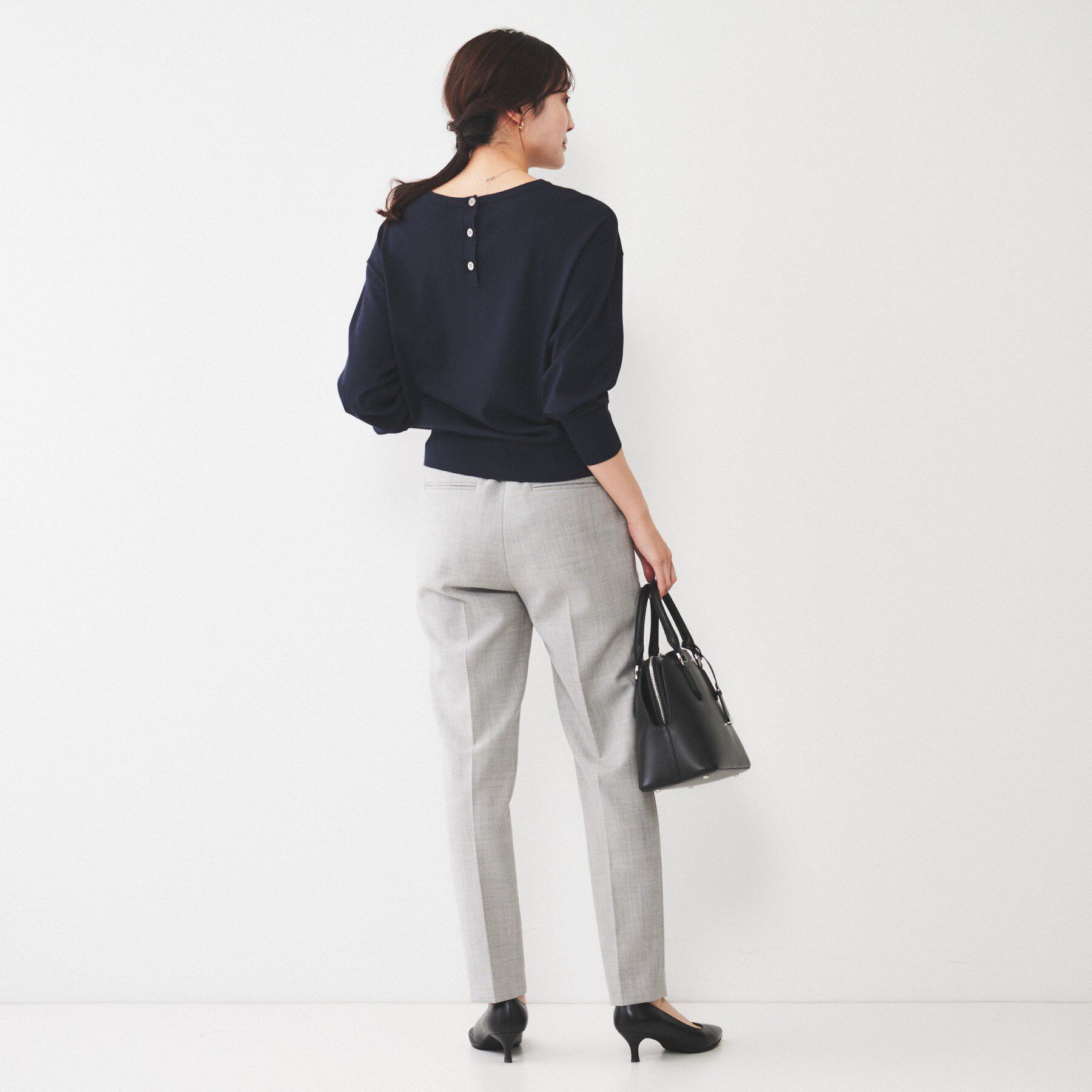 UNTITLED「【洗える/2WAY】ストレッチニット」|ニット・セーター|