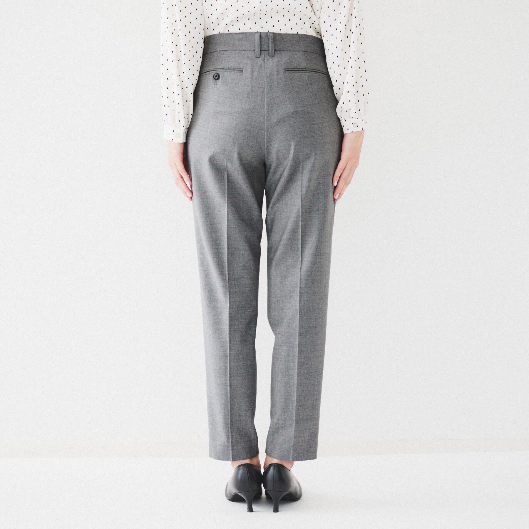 UNTITLED「【通勤スーツ】ウーステッド テーパードパンツ」|その他|