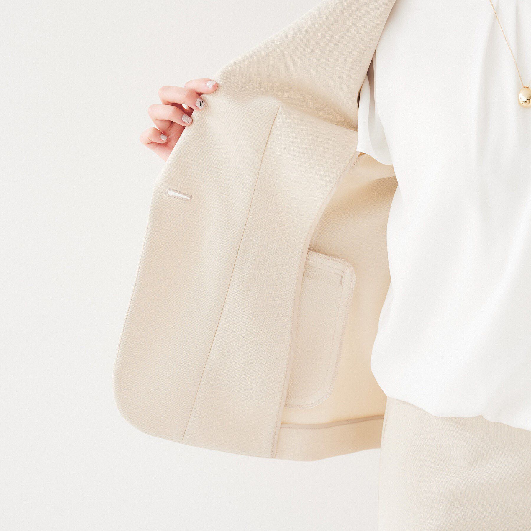 UNTITLED「【セットアップ可能】リネンライク テーラードジャケット」|テーラードジャケット|