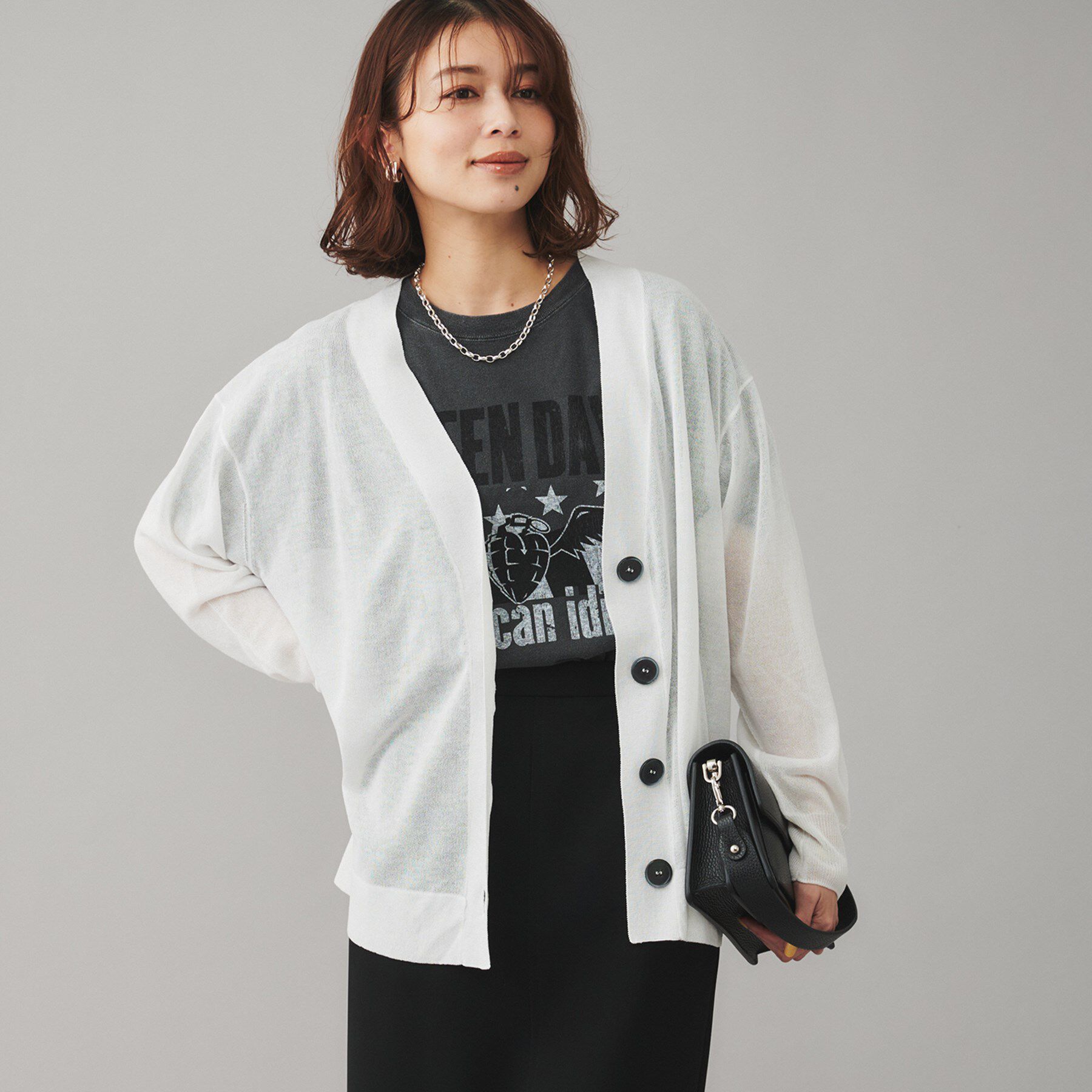 UNTITLED「【TORRAZZO DONNA】シースルーラメカーディガン」|カーディガン|