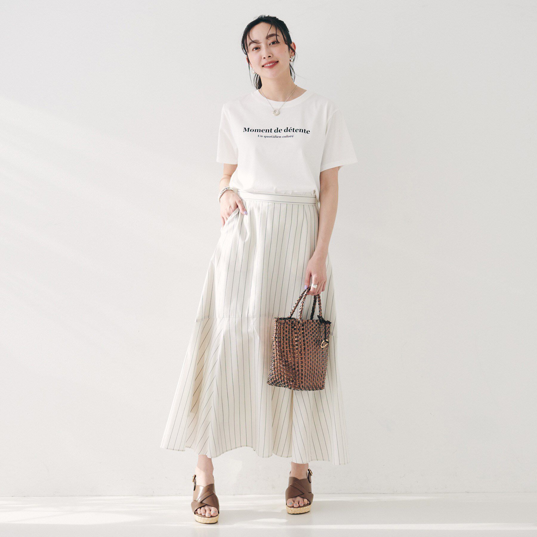 UNTITLED「【洗える】ロゴTシャツ」|Tシャツ・カットソー|